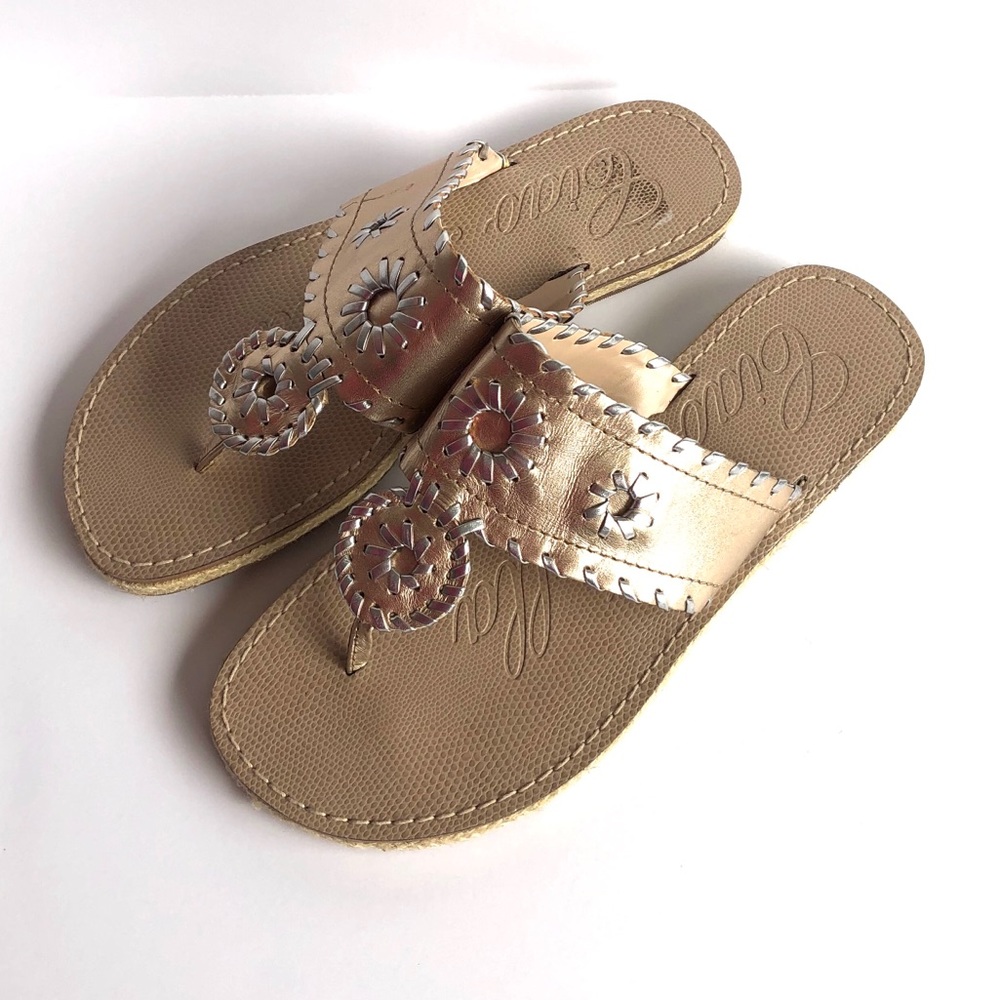 Ciao Bella Gold Flip Flop